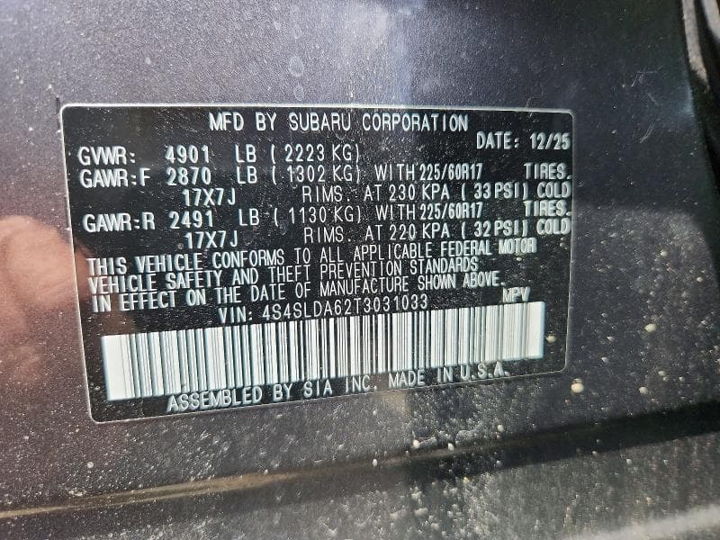 2026 SUBARU FORESTER 12