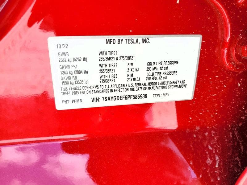 2023 TESLA MODEL Y 12