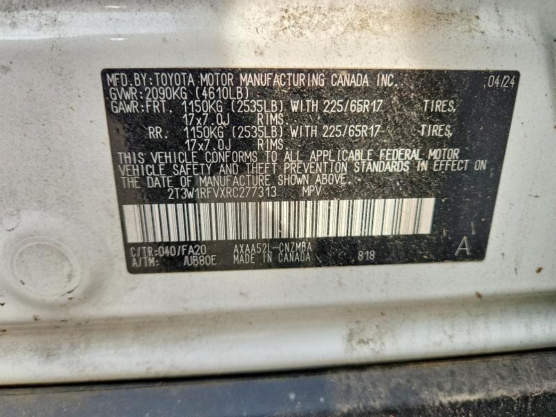 2024 TOYOTA RAV4 XLE 14