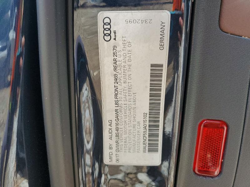 2018 AUDI A5 PREMIUM PLUS S-LINE 12