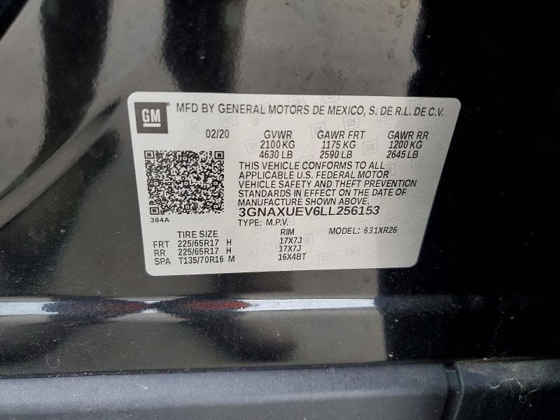 2020 CHEVROLET EQUINOX LT 14