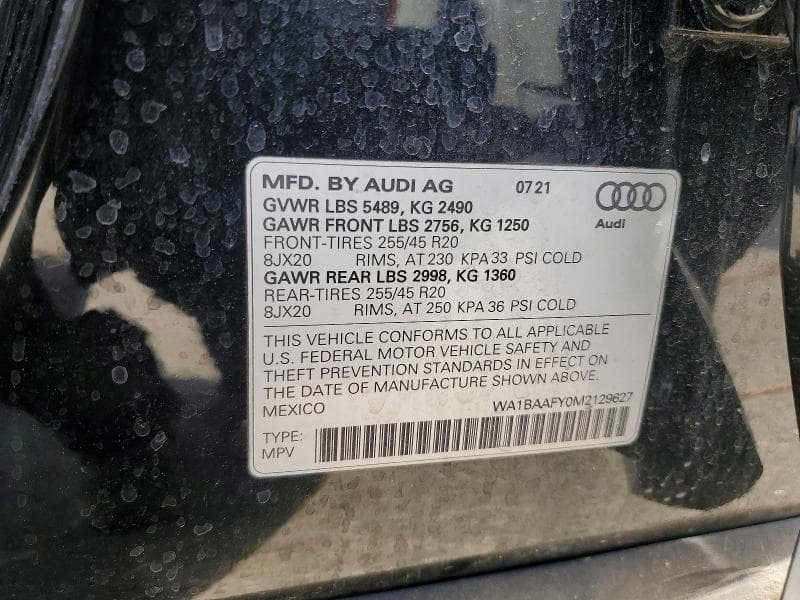 2021 AUDI Q5 PREMIUM PLUS 13