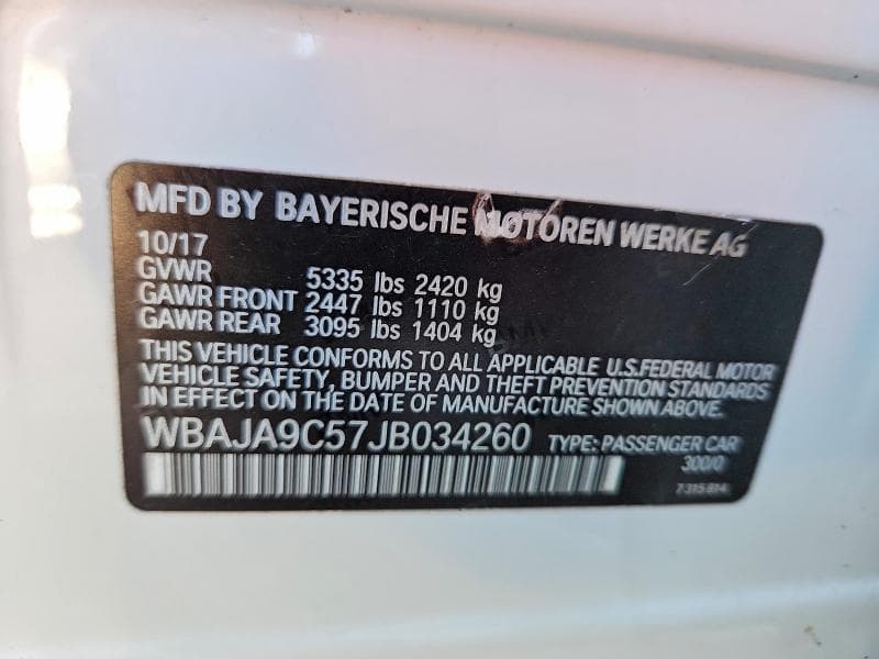 2018 BMW 530E 12