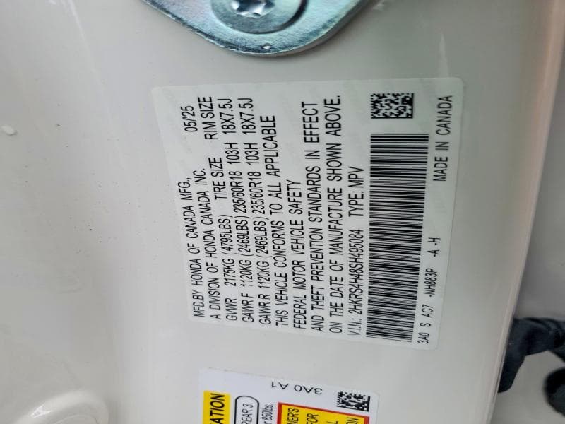2025 HONDA CR-V EX 13