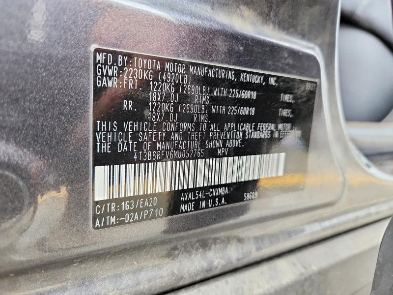 2021 TOYOTA RAV4 HYBRID XLE PREMIUM 13