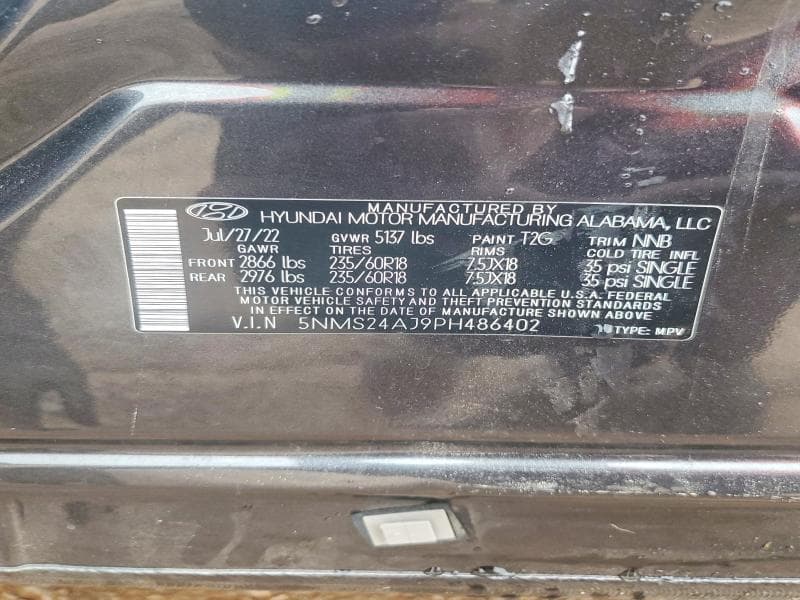2023 HYUNDAI SANTA FE SEL 14