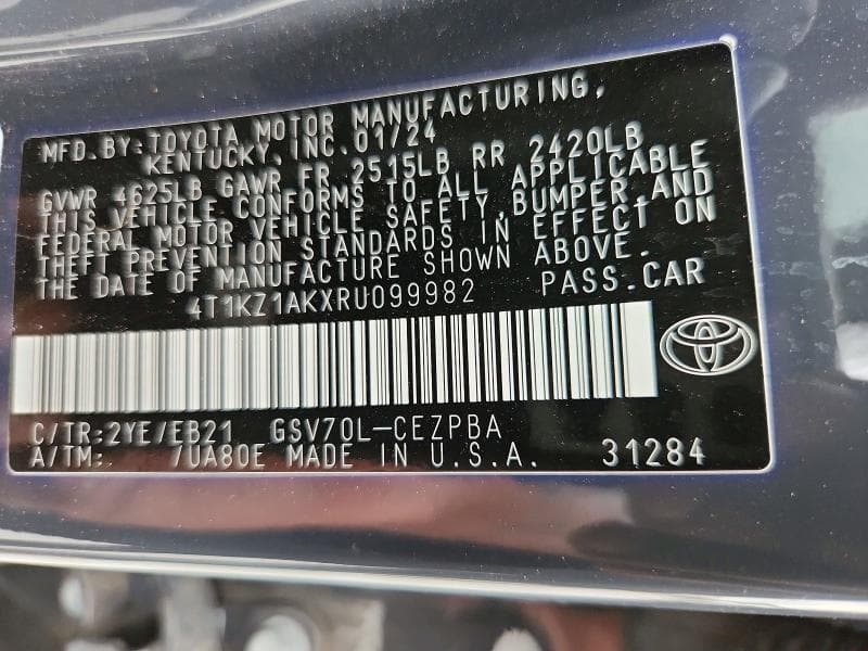 2024 TOYOTA CAMRY TRD 12