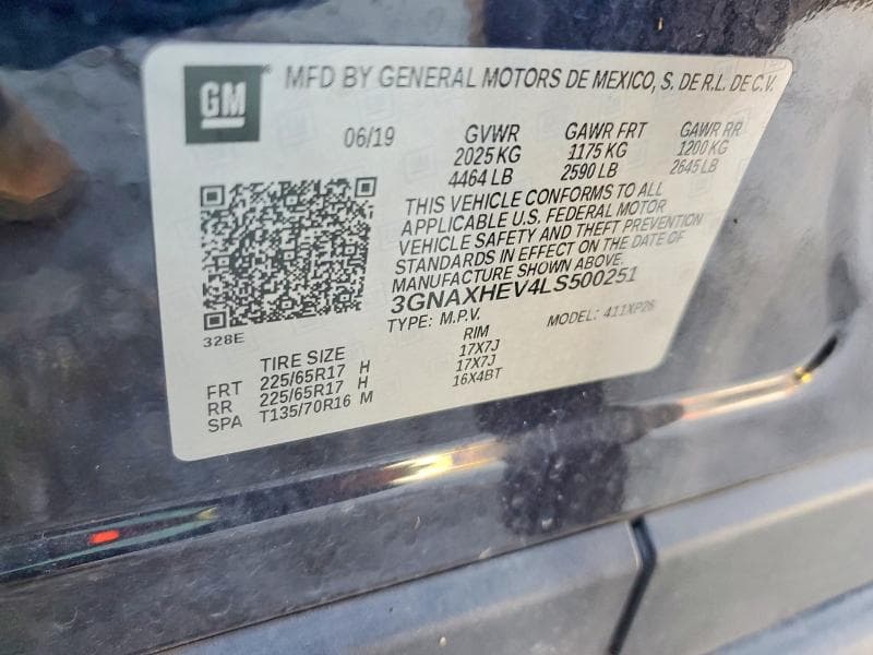 2020 CHEVROLET EQUINOX LS 13