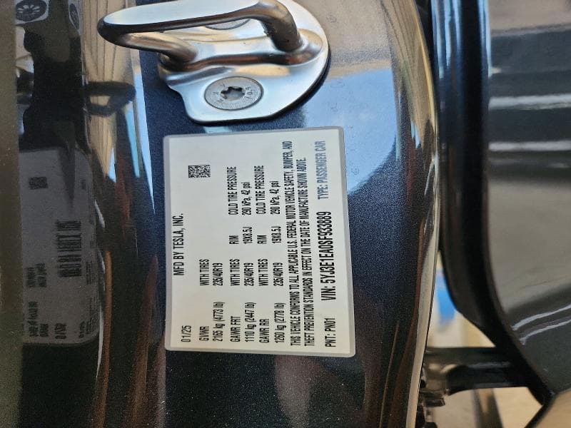 2025 TESLA MODEL 3 12