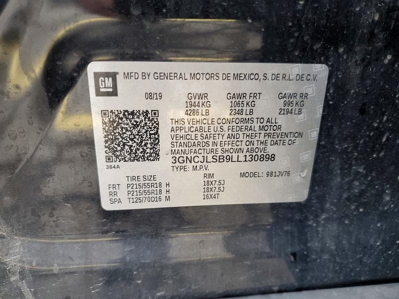 2020 CHEVROLET TRAX 1LT 1LT 13