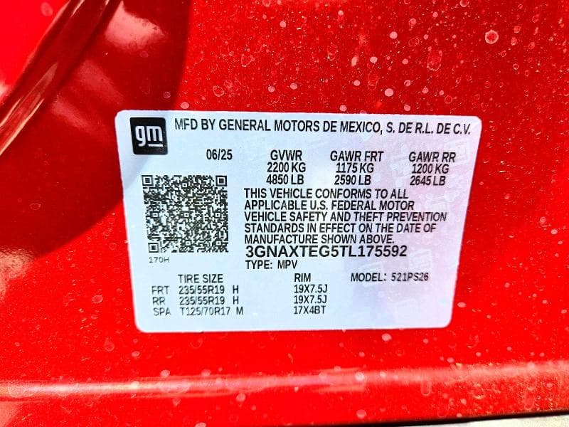 2026 CHEVROLET EQUINOX RS 14