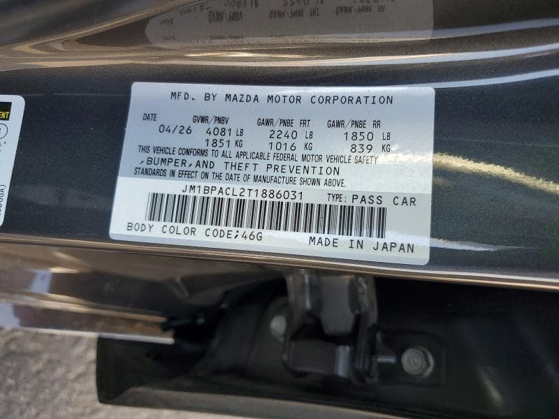 2026 MAZDA 3 PREFERRED PREFERRED 14
