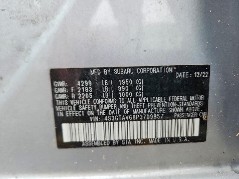 2023 SUBARU IMPREZA PREMIUM 13