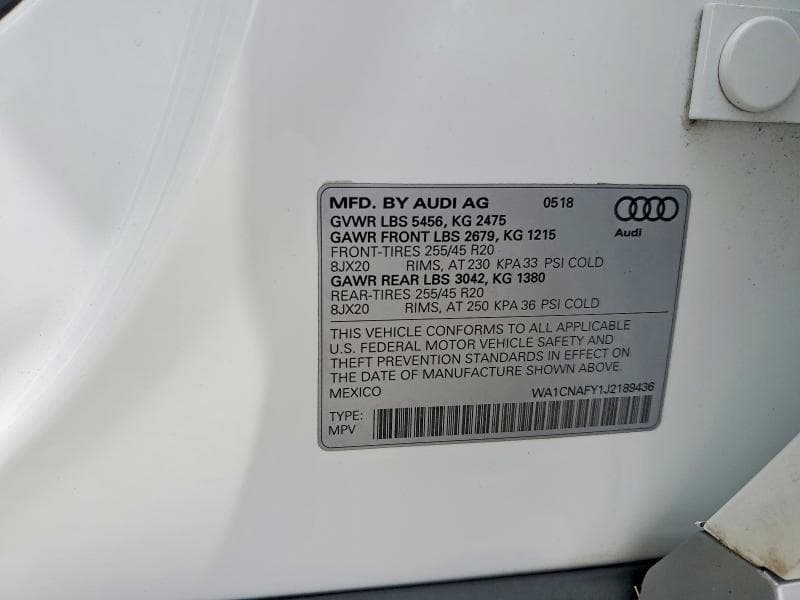 2018 AUDI Q5 PRESTIGE 13