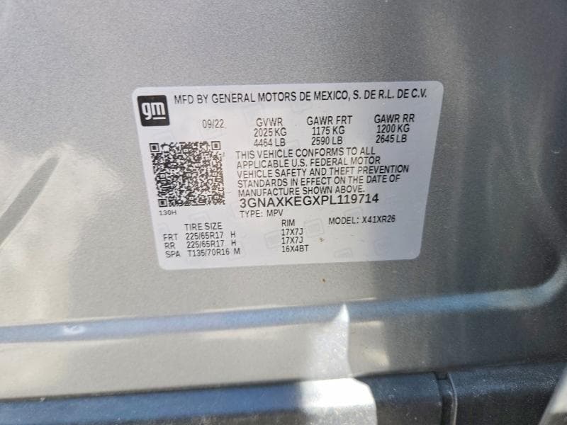 2023 CHEVROLET EQUINOX LT LT 13