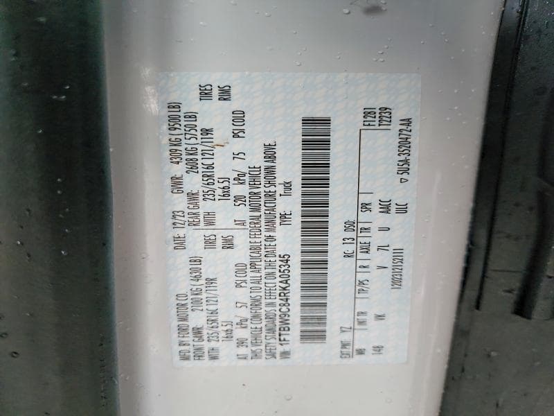 2024 FORD TRANSIT 350 DELIVERY VAN 14