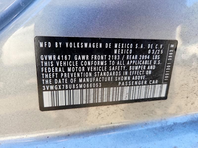 2025 VOLKSWAGEN JETTA SEL 12