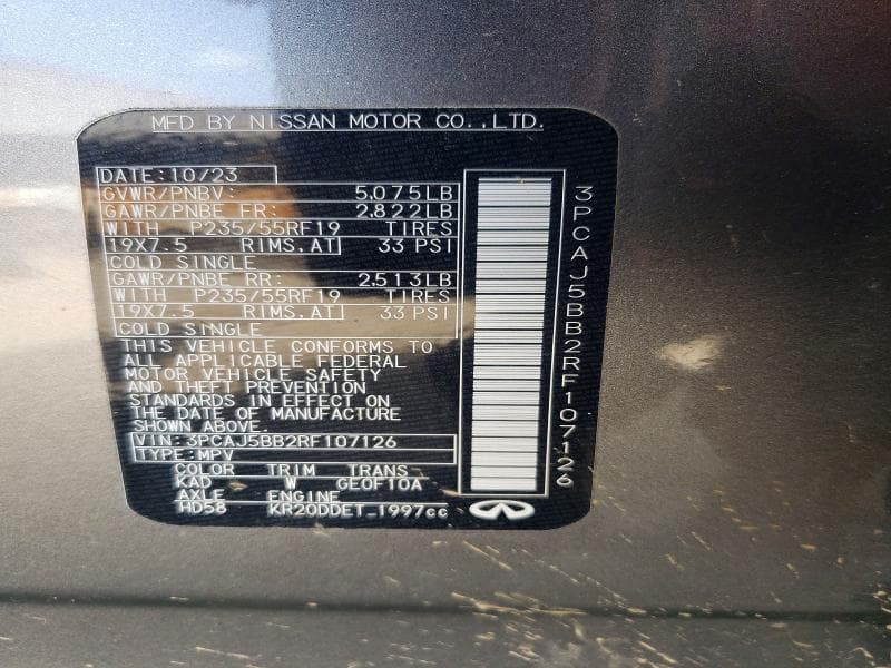 2024 INFINITI QX50 LUXE 12