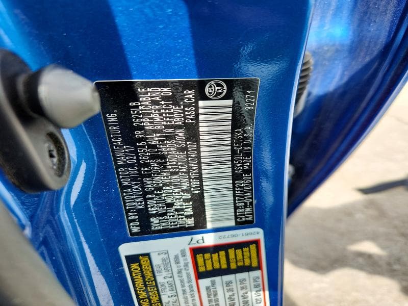 2017 TOYOTA CAMRY SE SE 12