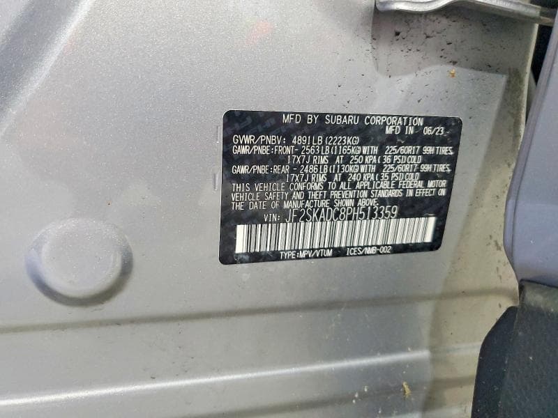 2023 SUBARU FORESTER PREMIUM 13
