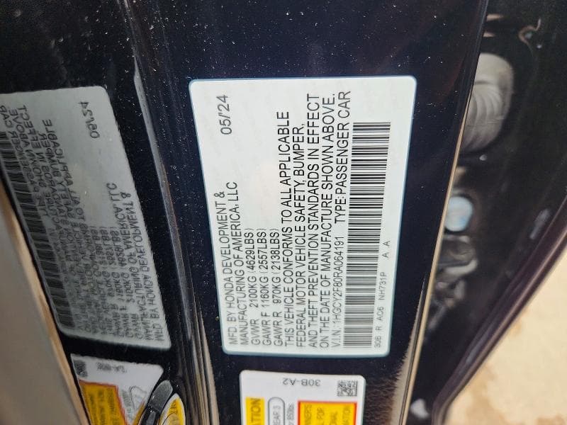 2024 HONDA ACCORD TOURING HYBRID 13