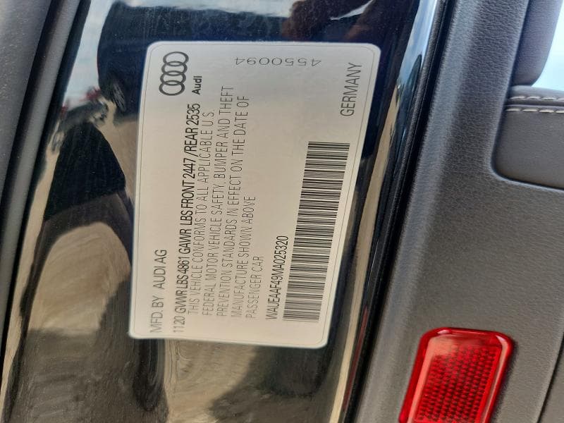 2021 AUDI A4 PREMIUM PLUS 45 12