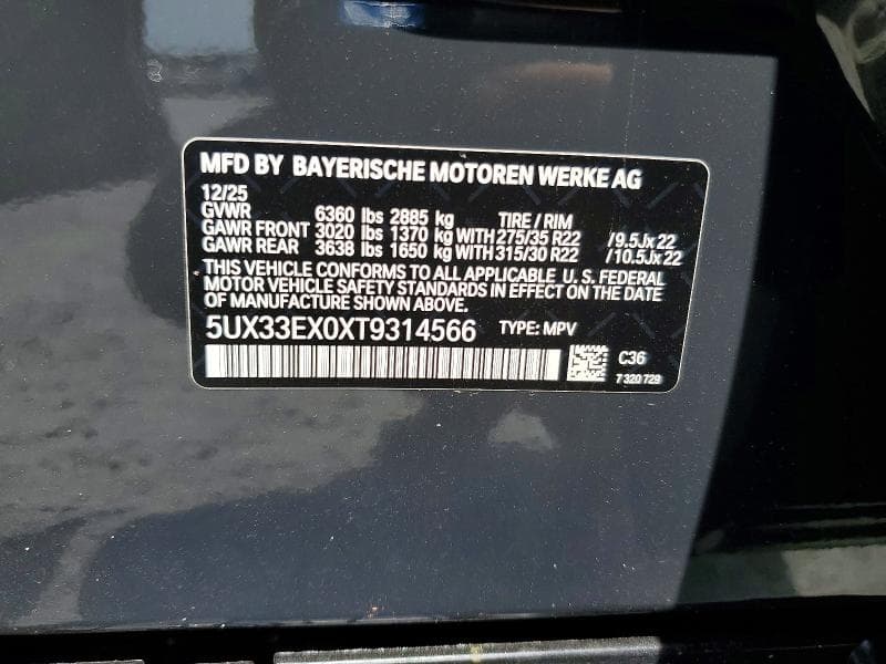 2026 BMW X6 XDRIVE40I 14