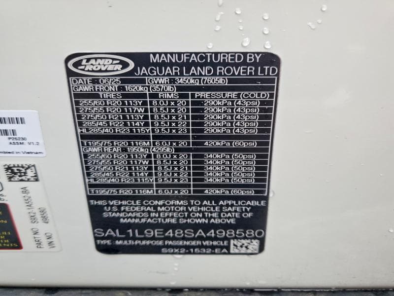 2025 LAND ROVER RANGE ROVER SPORT DYNAMIC SE 14