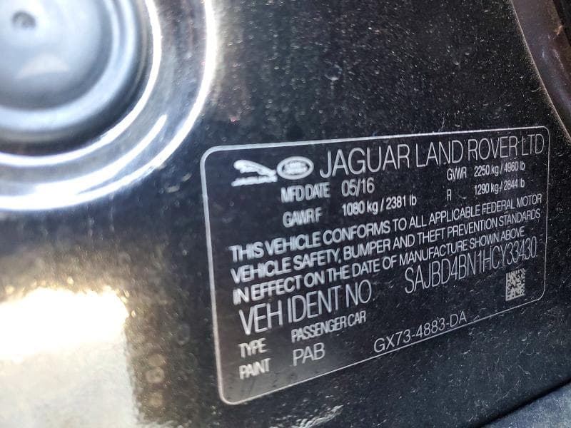 2017 JAGUAR XF PREMIUM 13