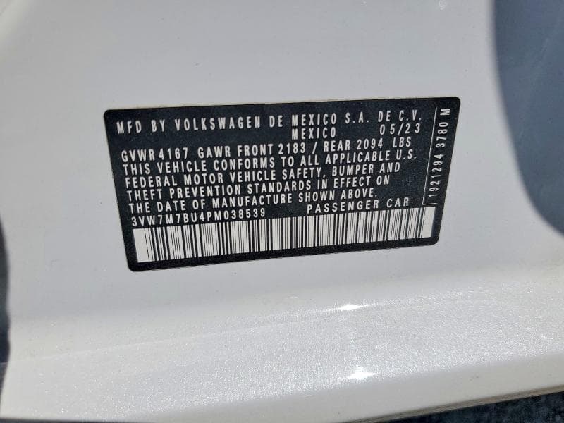 2023 VOLKSWAGEN JETTA SE 12