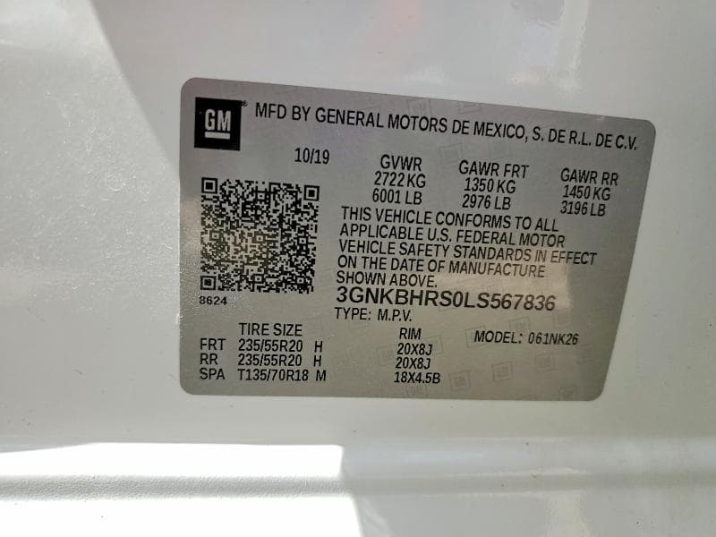 2020 CHEVROLET BLAZER 2LT 2LT 13