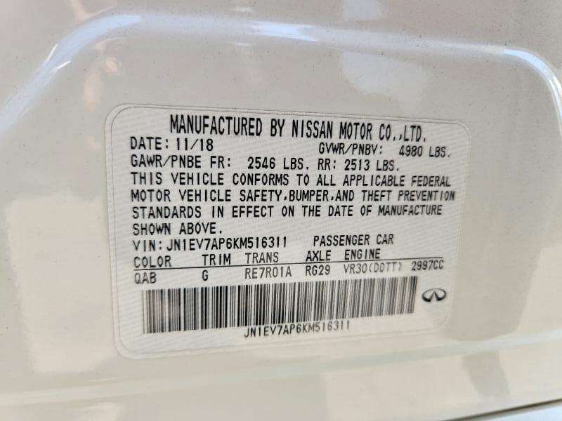 2019 INFINITI Q50 3.0T LUXE 12