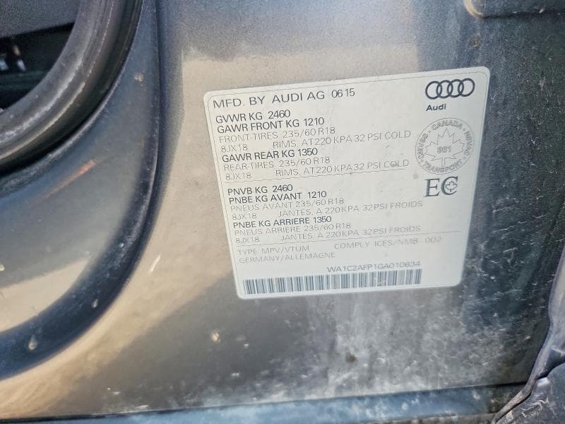 2016 AUDI Q5 PREMIUM 12