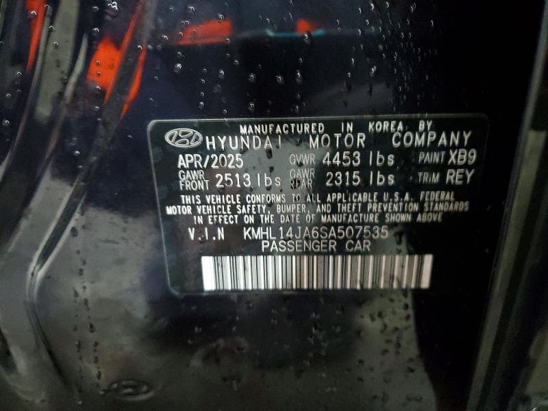 2025 HYUNDAI SONATA SEL 13