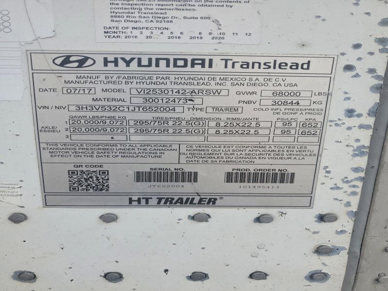 2017 HYUNDAI T5 CTV 53F 10