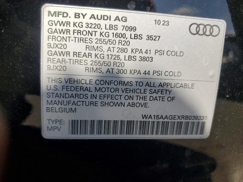 2024 AUDI Q8 E-TRON PREMIUM PLUS 14