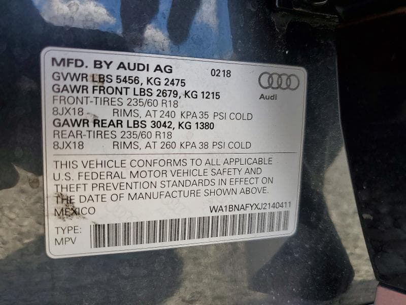 2018 AUDI Q5 PREMIUM PLUS 13