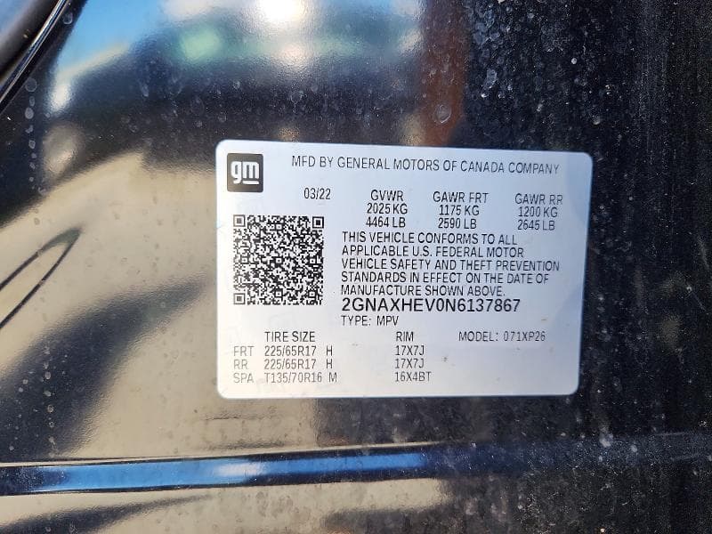 2022 CHEVROLET EQUINOX LS 13