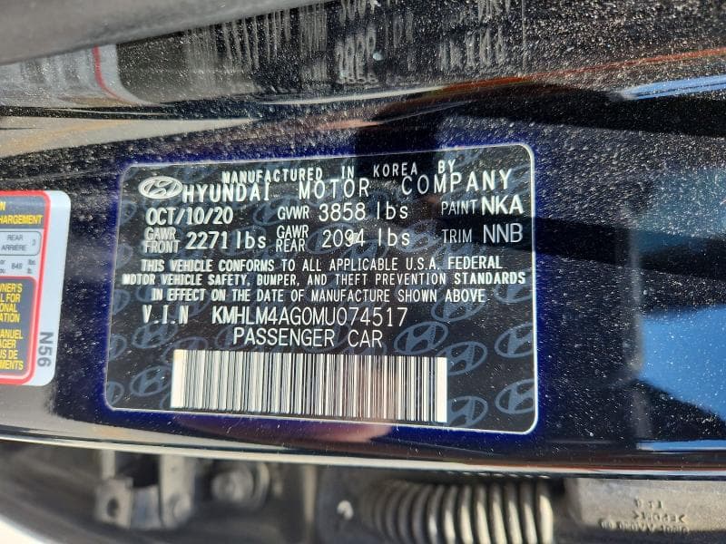 2021 HYUNDAI ELANTRA SEL SEL 12