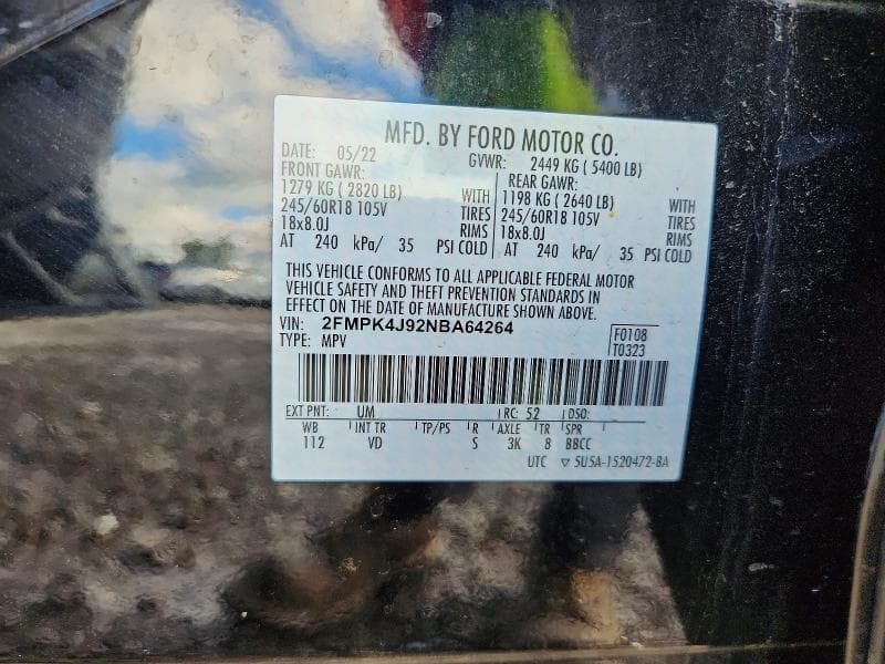 2022 FORD EDGE 14