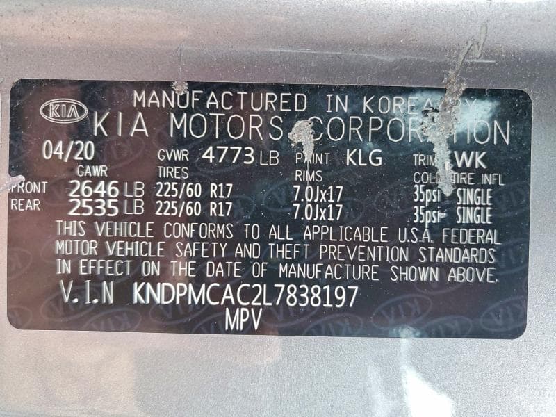 2020 KIA SPORTAGE LX LX 14