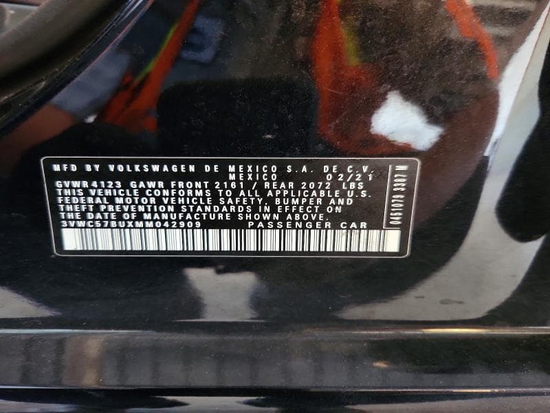 2021 VOLKSWAGEN JETTA S 12