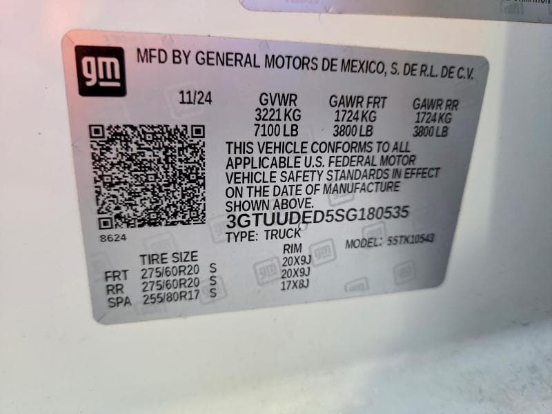 2025 GMC SIERRA K1500 SLT 12