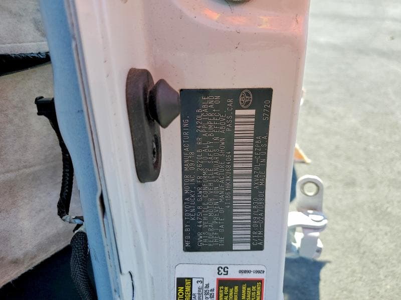 2019 TOYOTA CAMRY XSE 12