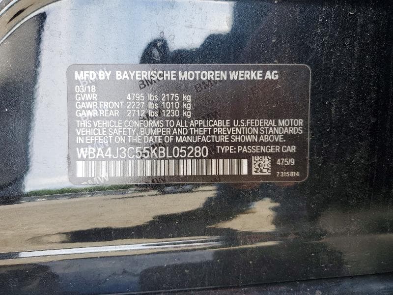 2019 BMW 430XI GRAN COUPE GRAN COUPE 13