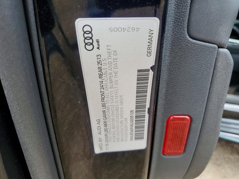 2020 AUDI A4 PREMIUM PLUS 12