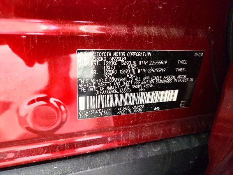 2024 TOYOTA VENZA LIMITED LIMITED 12