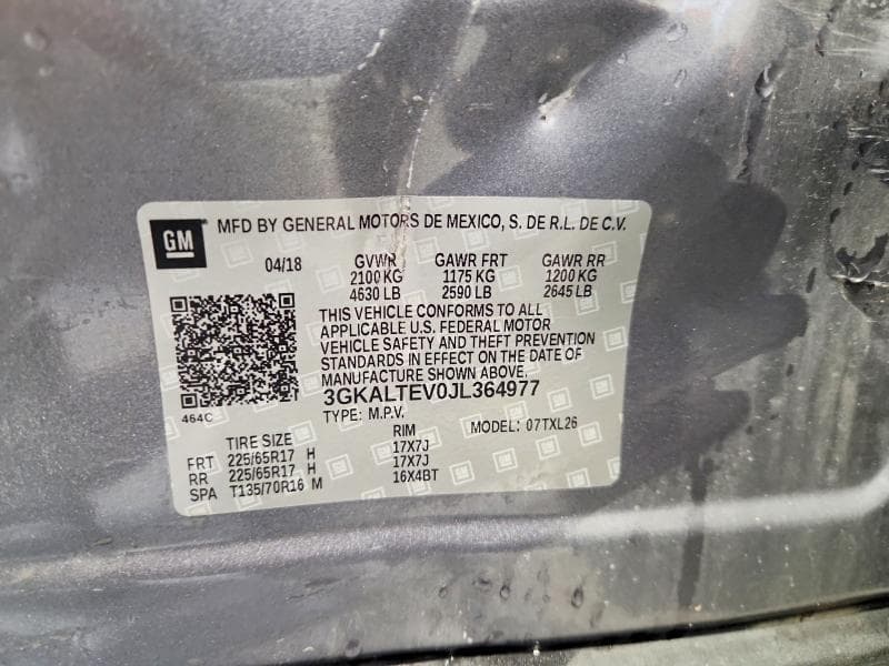 2018 GMC TERRAIN SLE SLE 12