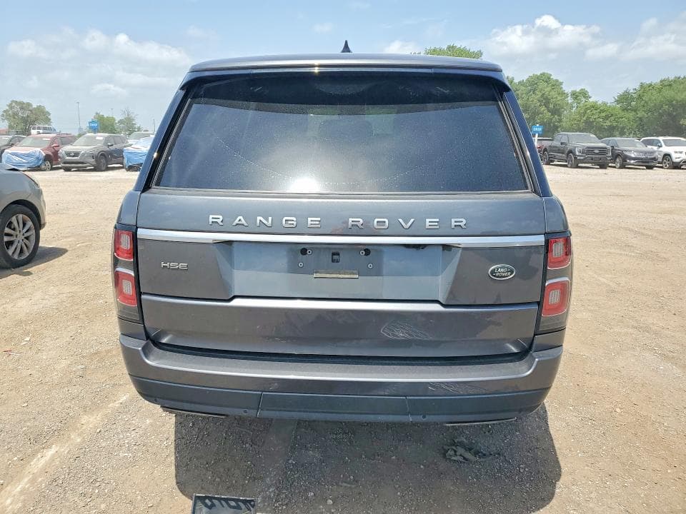 2018 LAND ROVER RANGE ROVER HSE 6