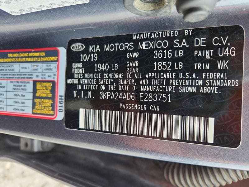 2020 KIA RIO S 12